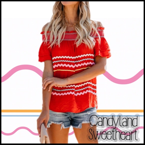 Boutique Tops - Candyland Sweetheart Top